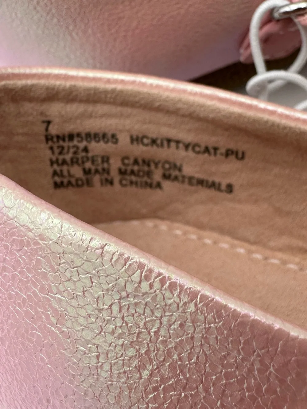 Harper Canyon Girls Kitty Cat Shoes NWOB Size 7